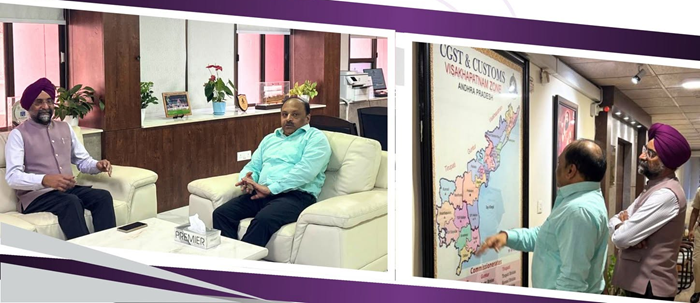 Visakhapatnam Port Authority Chairperson visits Chief Commissioner, Customs